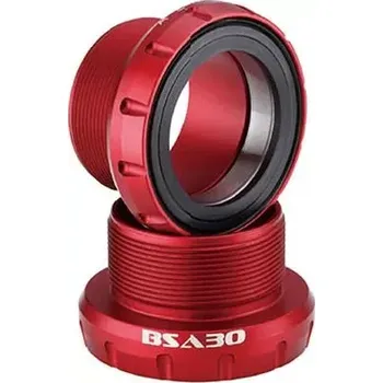 středové složení Aerozine-Titanium Středová osa Aerozine pro kliky BB30 - závit BSA barva červená