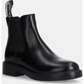 Dámská zimní obuv Kožené kotníkové boty Camper Dean dámské, černá barva, na plochém podpatku, K400761-001 K400761.001 99X, EUR 37