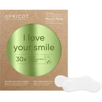 Péče o oční okolí Apricot - Opakovaně použitelné ústní polštářky s kyselinou hyaluronovou Masky na oči a na rty unisex