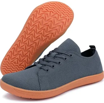 Pánské tenisky Minimalistické barefoot tenisky s prodyšnou podrážkou Barva: Tmavě Šedá, Velikost: 45