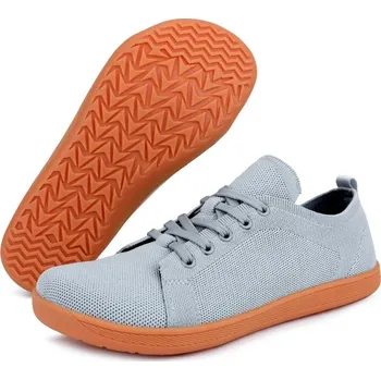 Pánské tenisky Minimalistické barefoot tenisky s prodyšnou podrážkou Barva: Světle Šedá, Velikost: 37