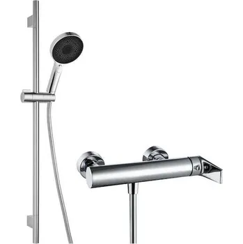 Sprchový set kielle Harmonia - Sprchový set s baterií, tyčí, hadicí a sprchovou hlavicí, chrom 20623SN10