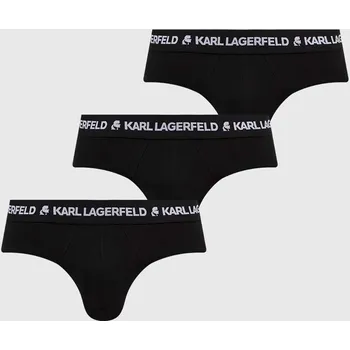 Boxerky Spodní prádlo Karl Lagerfeld 3-pack 240M2111 černá 99X, vel. S