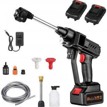 Vysokotlaký čistič Akumulátorová tlaková myčka 35 bar 200 W s 5m hadicí