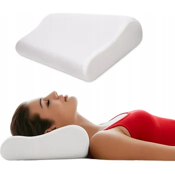Polštář POLŠTÁŘ ERGONOMICKÝ 50x30 CM ORTOPEDICKÝ PROFILOVANÝ PRO SPANÍ NA BOKU