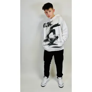 Chlapecká mikina Reporter Young 243-0551B-02-200-1 bílá 170