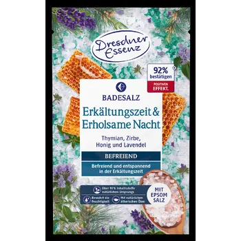 Koupelová sůl Dresdneressenz Období nachlazení Klidná noc Epsomská sůl 60 g