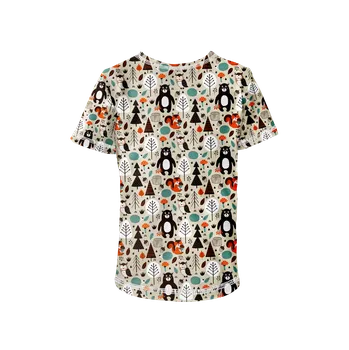 WAMU Dětské tričko s krátkým rukávem KAMARÁDI Z LESA vel. 92-98