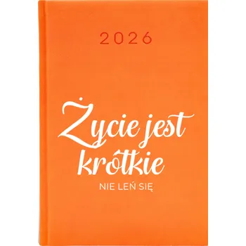 Kalendář Knižkový kalendář 2026 A5 Cute Cups oranžový