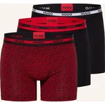 Hugo Pánské Boxerky Planet Des, 3 Kusy V Balení, červená /...