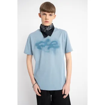 Chlapecké tričko Reporter Young | Chlapecké modré tričko s potiskem na přední straně - Barva MODRÁ, Velikost 164 251-0440B-73-440-1