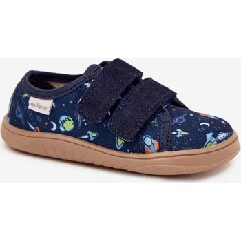 Chlapecké pantofle Boto Capáky Barefoot Chlapecké Kosmos Milami Tmavě Modré Saphira Milami modrá | hnědá | vícebarevná 3392736