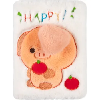 Blok Plyšový squeeze blok - Prasátko