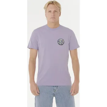 Pánské tričko Tričko Rip Curl WETTIE PASSAGE ICON TEE Iced Lavender velikost S