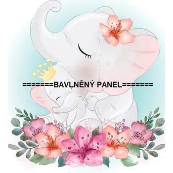 Panel bavlna - DĚTSKÉ MOTIVY-173-406 Velikost: 15x15cm