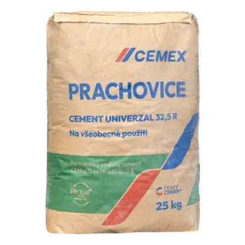 Omítka CEMEX Cement Prachovice Univerzal CEM II/C-M (V-LL) 32,5 R 25 kg