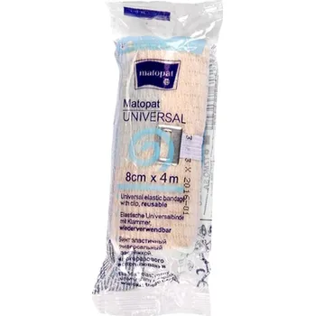 Matopat Universal elastické obinadlo 8 cm x 4 m nesterilní, 1 ks