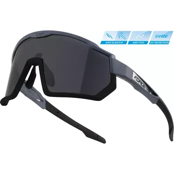 Sluneční brýle FORCE Brýle Force DRIFT, šedo-černé, černé kontrastní sklo