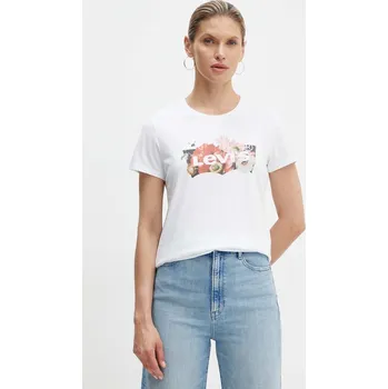 Pánské oblečení Bavlněné tričko Levi's 17369.2764 bílá 00X, vel. L