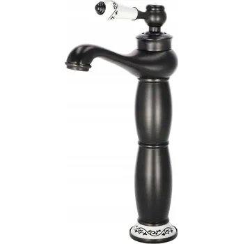 Vodovodní baterie Umyvadlová baterie stojánková Rustikální Úchyty Simply Retro černá