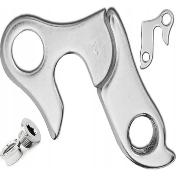 rám kola Hák přehazovačky rámu Kross DP35 hliníkový stříbrný