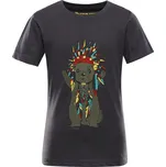 Dětské bavlněné triko ALPINE PRO ECOMO 3 šedá 140-146