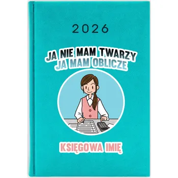 Kalendář Knižkový kalendář 2026 A5 FunnyCase modrý