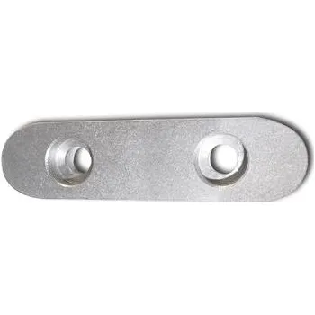 Nábytkové kování Pero těsné tvar E se dvěma otvory DIN6885E C45K 16x10x70, ocel