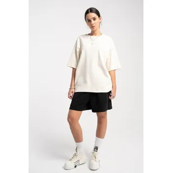 Dívčí kraťasy Reporter Young | Dívčí černé krátké teplákové šortky bez potisku - Barva ČERNÁ, Velikost 158 251-0113G-38-100-1