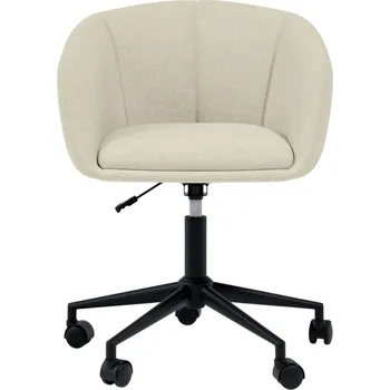 Somcasa Béžová čalouněná otočná konferenční židle Arizona