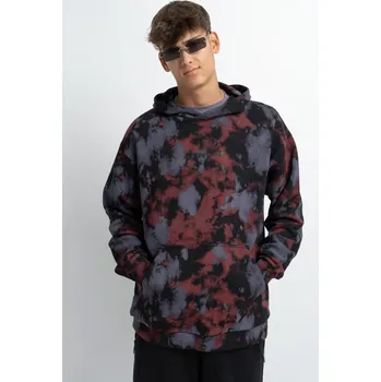 Chlapecká mikina Reporter Young | Chlapecká vícebarevná mikina s kapucí a aplikací NOCTURNAL - Barva VÍCEBAREVNÁ, Velikost 158 243-0551B-53-900-1