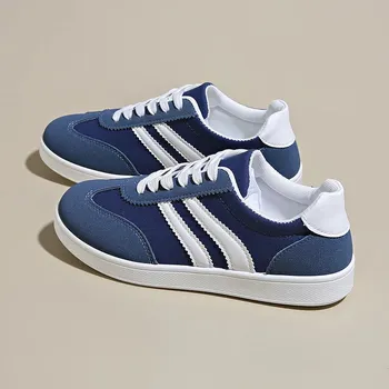 Pánské tenisky Stylové tenisky pro volný čas a sport Barva: Modrá, Velikost: 43