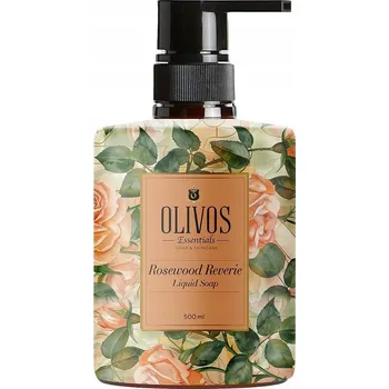 Mýdlo OLIVOS Rosewood Reverie – Tekuté mýdlo | Růže a Pivoňka | 500 ml