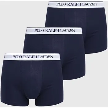 Pánské spodní prádlo Boxerky Polo Ralph Lauren 3-pack 714830299 námořnická modř 59D, vel. S
