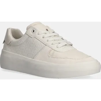 Pánská obuv Sneakers boty Calvin Klein VULC LACE UP - MONO béžová barva, HW0HW02293 01X, EUR 39