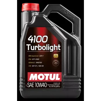 MOTUL 4100 TURBOLIGHT 10W-40 4 l MTL 100355
