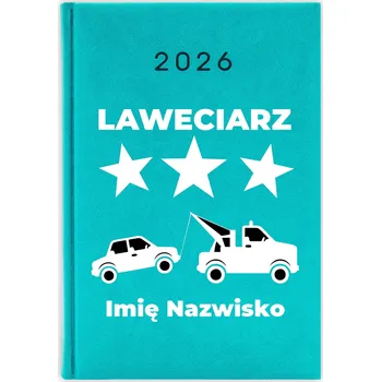 Kalendář Knižkový kalendář 2026 A5 FunnyCase modrý