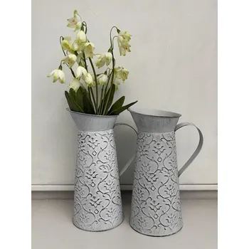 Vintage plechový džbán