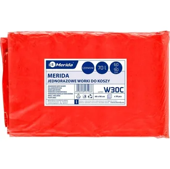 Pytle na odpadky Univerzální pytle na odpad Merida Pytle na odpad 70l 50 ks