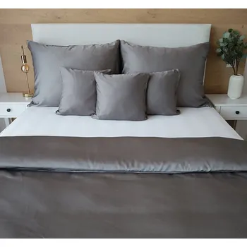 Povlečení Povlečení Luna antracitová: 140x200cm, 70x90cm