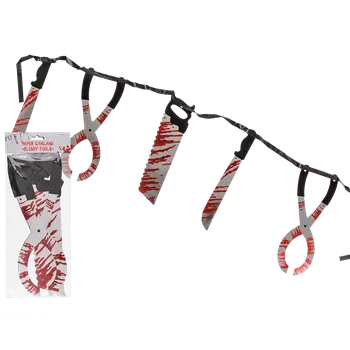 Out of The blueKrvavé nářádí - girlanda Halloween