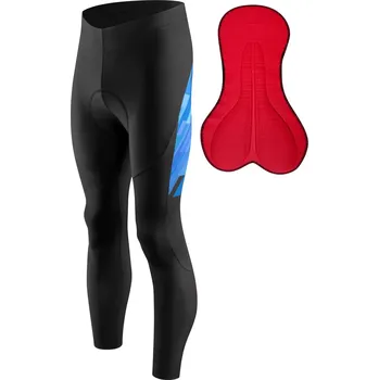 Cyklistické oblečení FORCE Jarní a podzimní kalhoty Force Ridge do pasu s vložkou černo modré velikost S