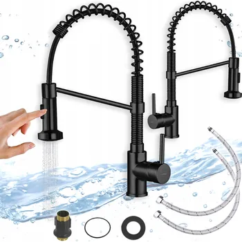 Vodovodní baterie Kuchyňská stojánková baterie APKOMFORT LOCCO černá