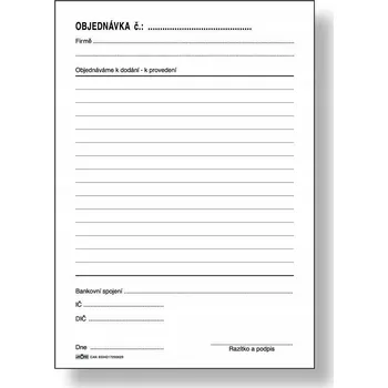 Akord A5, blok 100 listů, samopropisovací