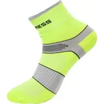 PROGRESS Progress Cycling cyklistické ponožky, reflexní žlutá/šedá velikost 3-5 (35-38)