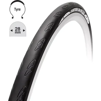 Plášť na kolo Tufo Plášť silniční Tufo Comtura Duo 28 - 700x28C, kevlar barva černá průměr/šíře 622 x 28 (700x28C)
