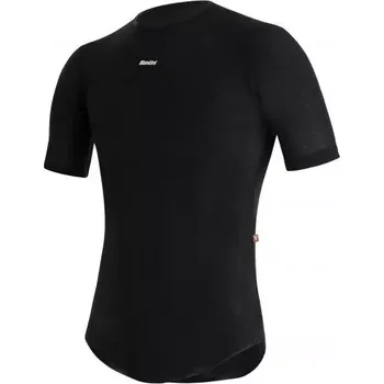 Pánské tričko Santini Pánské triko funkční Santini Dry, černá velikost XS - S