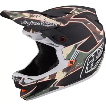 Cyklistická přilba Troy Lee Designs Helma Troy Lee Designs D4 COMPOSITE Mips matrix camo army green velikost 60-61