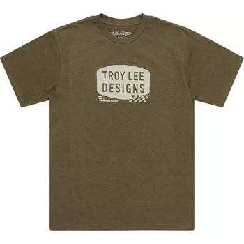 Troy Lee Designs Triko Troy Lee Designs Stamp Olive Heather velikost S