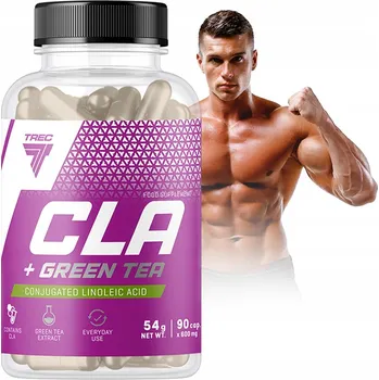 Spalovač tuku Trec Nutrition CLA + Zelený čaj kapsle přírodní 90 ks